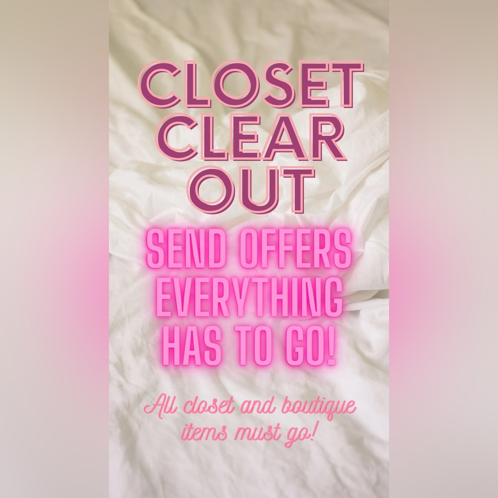 Full closet clear out! Send any offer!